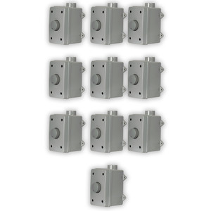 AAOVCD-G Outdoor Volume Controls Gray Weatherproof 10 Piece Set