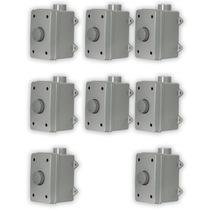 AAOVCD-G Outdoor Volume Controls Gray Weatherproof 8 Piece Set