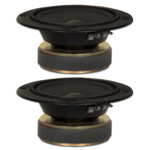2 Goldwood Sound GM-85/4 Poly Mica 5" Midranges 120 Watt each 4ohm Replacement Mids