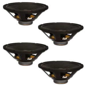 4 Goldwood Sound GW-212/4 OEM 12" Woofers 240 Watts each 4ohm Replacement Speakers