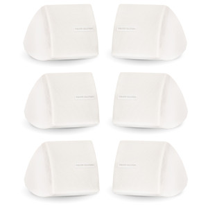 TS30W Mountable Indoor Speakers White Bookshelf 3 Pair Pack