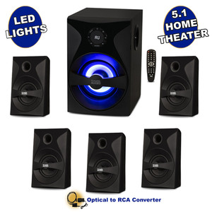 AA5400 Bluetooth 5.1 Speaker System Home Theater with LED Display