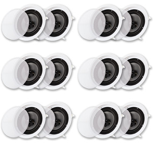 CS-IC83 Flush Mount In Ceiling Speakers with 8