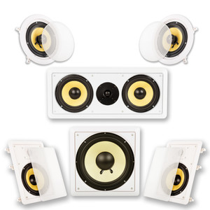 HD726 Flush Mount 7.2 Speakers with 6.5