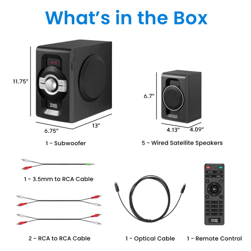 AA5240 Bluetooth Speaker System Home Theater