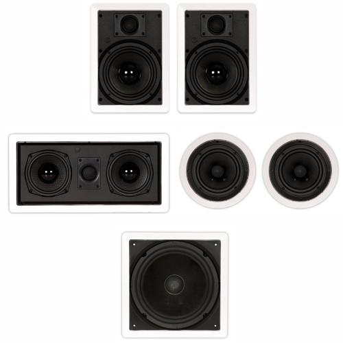 TST65 Flush Mount 5.1 Speaker Set 6.5
