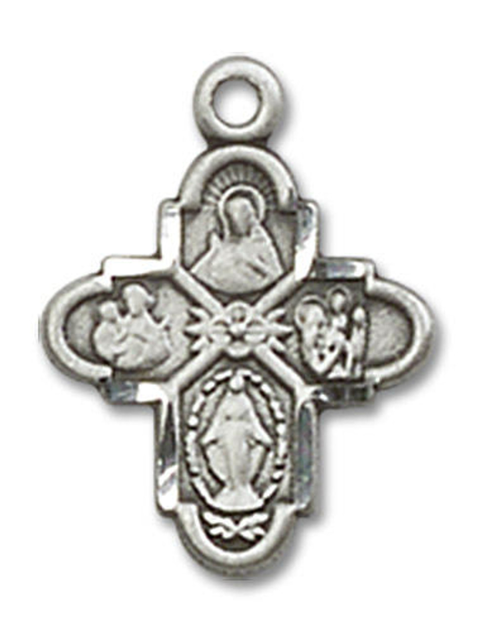 4-Way Medal - Sterling Silver 5/8