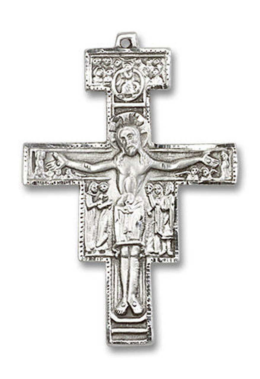 14kt Gold San Damiano Crucifix Medal