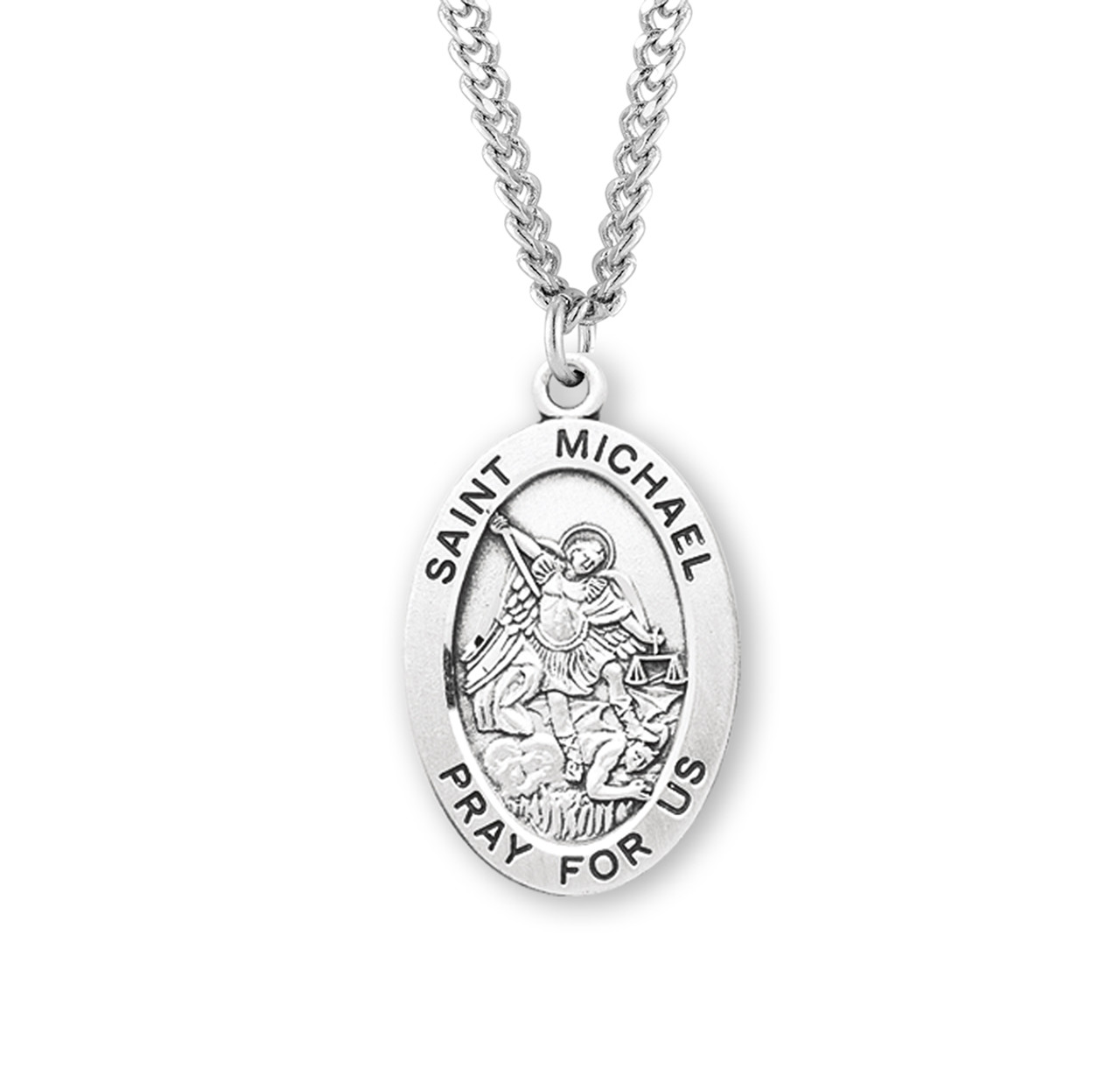 Aniu St Michael Necklace for Women Men, Sterling India | Ubuy