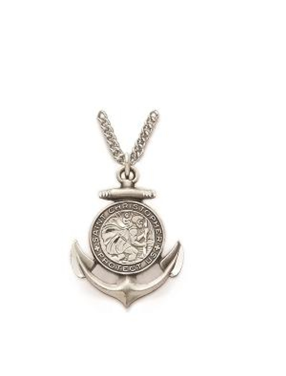 Childs Sterling Silver St Christopher Necklace By Hersey Silversmiths |  notonthehighstreet.com