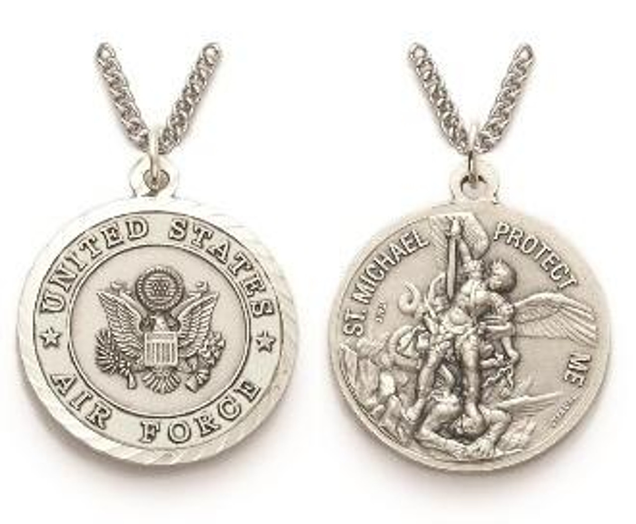 St michael store air force necklace