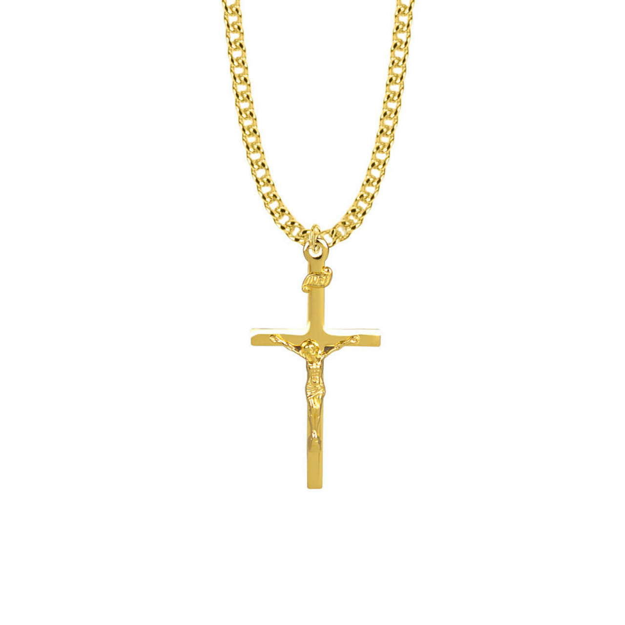 Men's Catholic Cross Necklace | Lord's Guidance