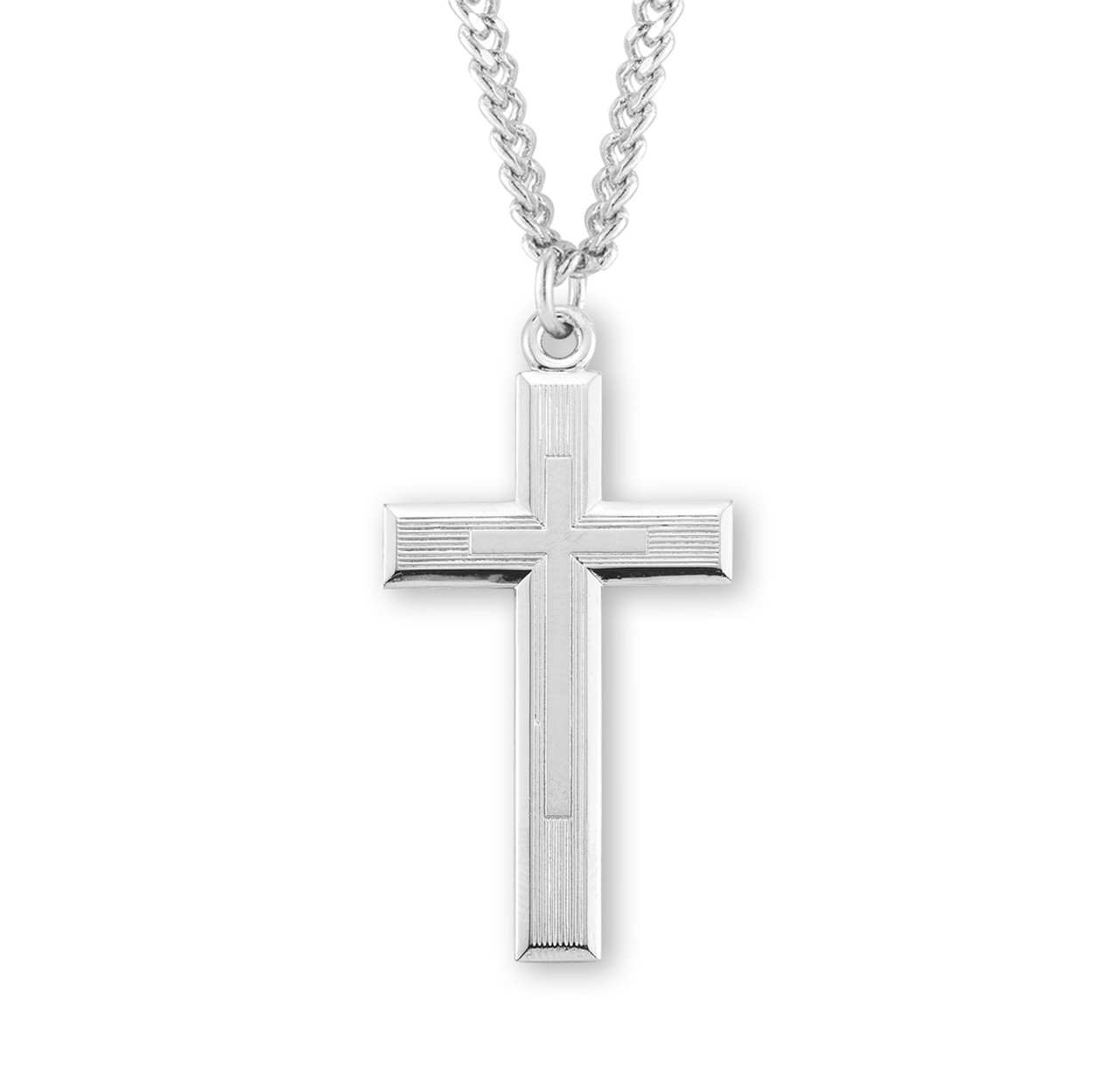 Buy Birthday Gift for Him Men's Engraved Cross Pendant Necklace Men  Birthday Jewelry Man Boyfriend Husband Son Fathers Gifts Online in India -  Etsy