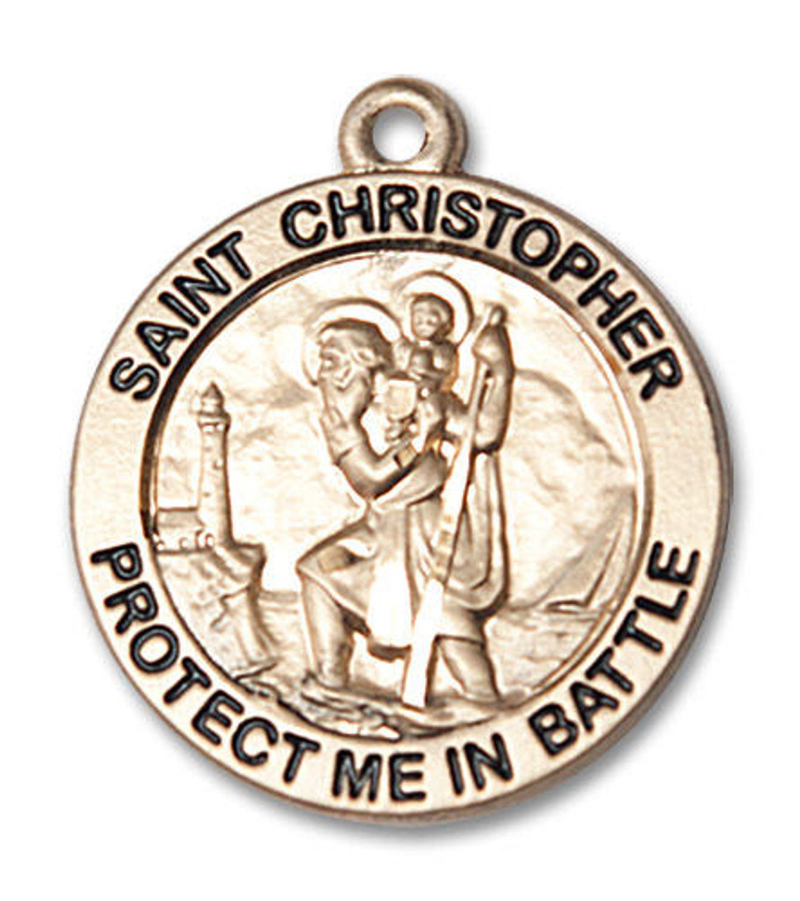 Large saint christopher medal Clearance