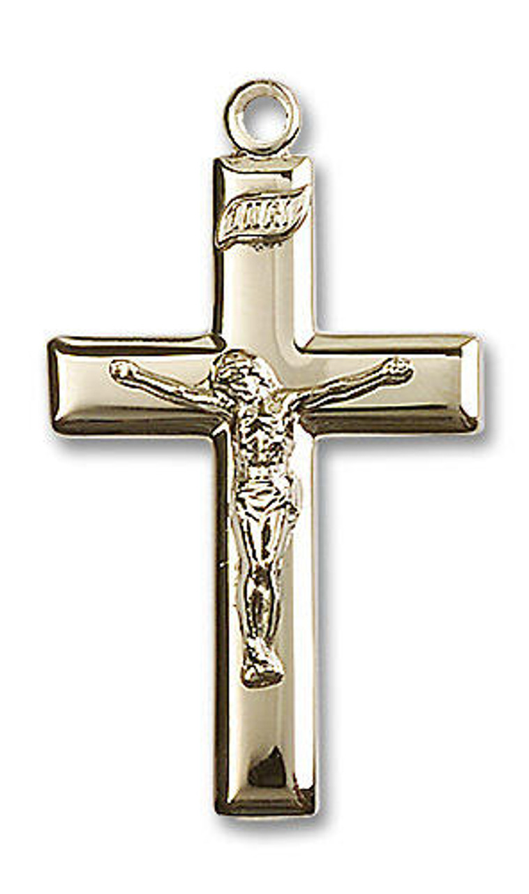 Vintage Sterling Silver Crucifix Pendant in Large Size - Yourgreatfinds