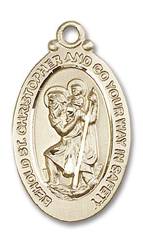 St. Christopher Medal - 14kt Gold 