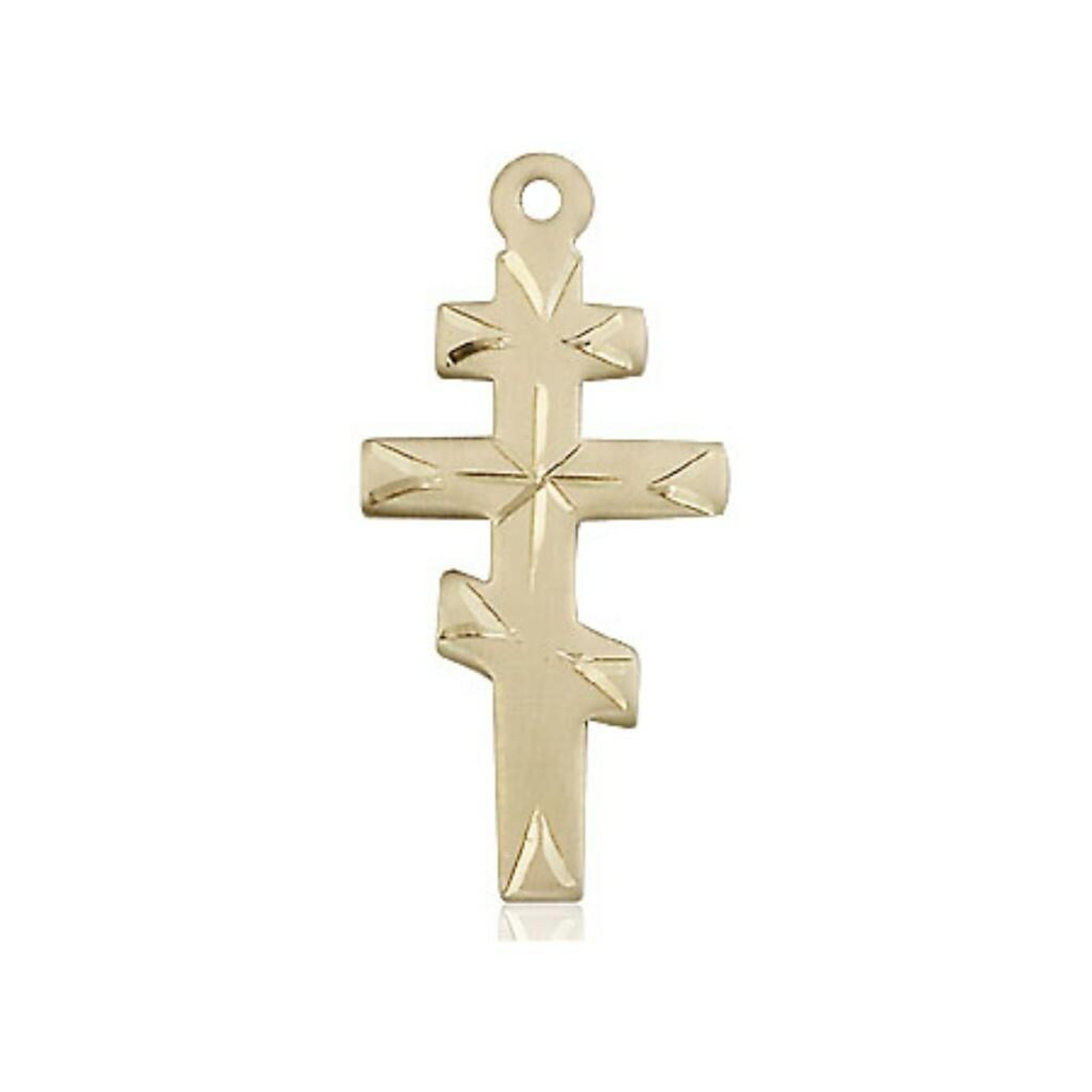 White Enamel Gold Cross Necklace - Gold Presidents