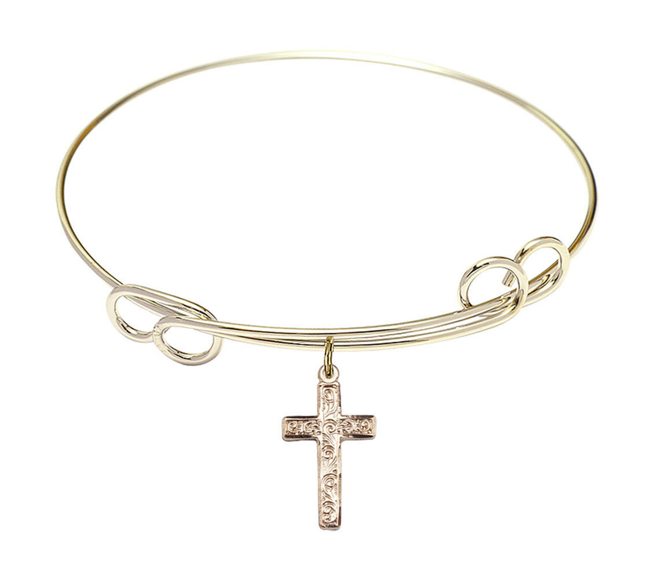 Epiphanie Accessories — Cross Bangle/Bracelet Set *ALL GOLD*