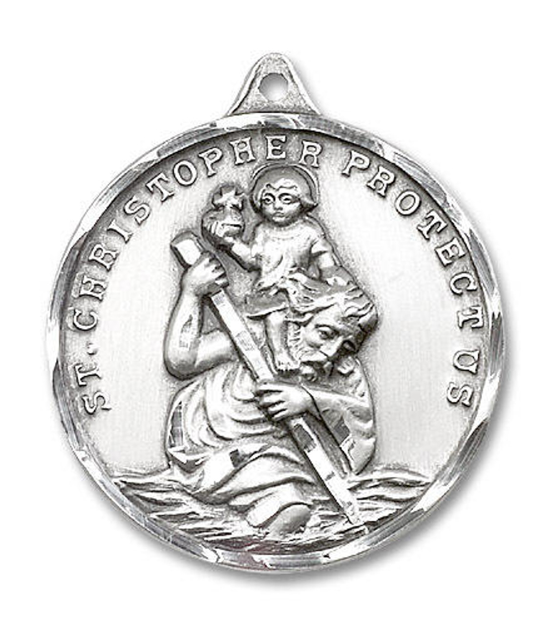 Large st sales christopher medal