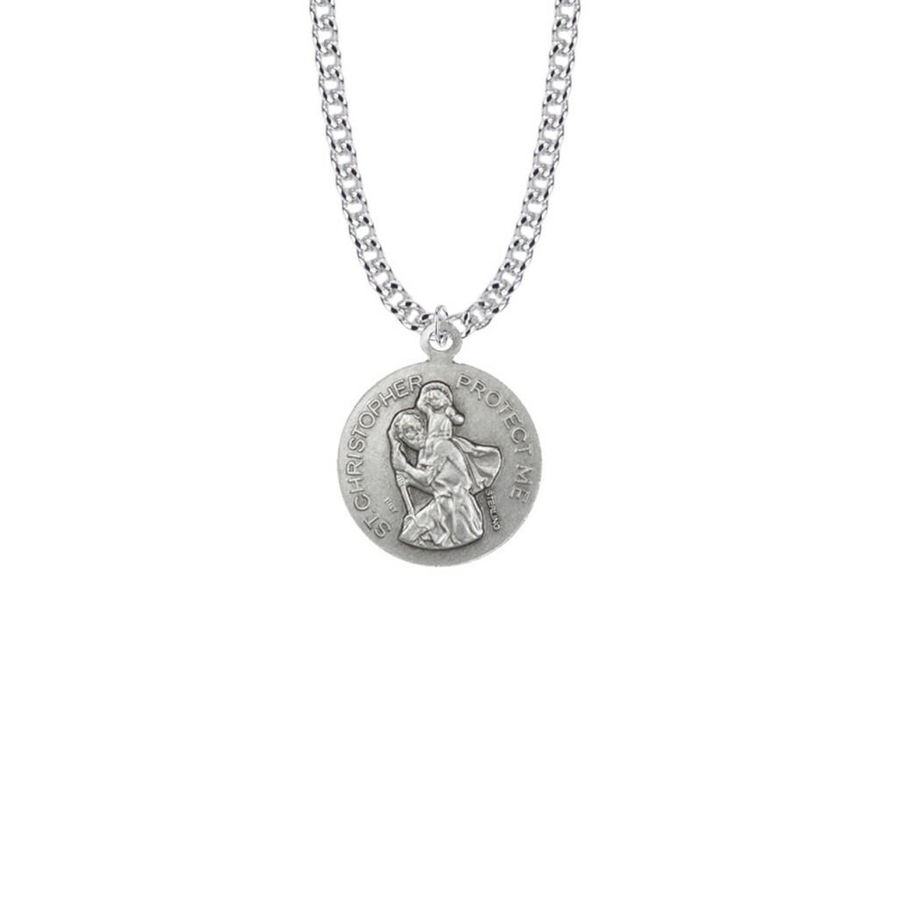 Children's Sterling Silver St. Christopher Bracelet | H.Samuel