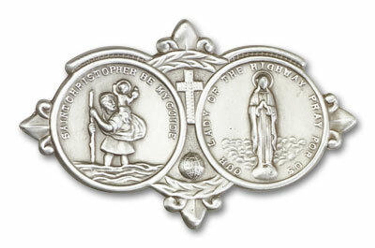 OnOFF　LADY'S MISSION 鶴見3等海尉　1/6 St. Christopher & Our Lady of the Highway Visor Clip