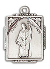 St Patrick Medal - Sterling Silver 3/4 x 1/2 Rectangular Pendant 0804PASS St Patrick Medal - Sterling Silver 3/4 x 1/2 Rectangular Pendant 0804PASS
