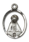Cut Out Madonna Pendant - Sterling Silver 3/4 x 1/2 1626SS Cut Out Madonna Pendant - Sterling Silver 3/4 x 1/2 1626SS