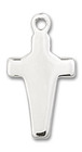 Cross Pendant - Sterling Silver 5/8 x 1/4 2526SS Cross Pendant - Sterling Silver 5/8 x 1/4 2526SS
