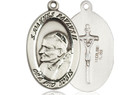 St John Paul II Ora Pro Nobis Medal - Sterling Silver 7/8 x 1/2 Oval Pendant St John Paul II Ora Pro Nobis Medal - Sterling Silver 7/8 x 1/2 Oval Pendant