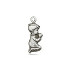 Praying Boy Pendant - Sterling Silver 3/4 x 1/4 4263SS Praying Boy Pendant - Sterling Silver 3/4 x 1/4 4263SS