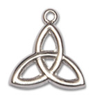 Trinity Irish Knot Pendant Charm - Sterling Silver 5100SS Trinity Irish Knot Pendant Charm - Sterling Silver 5100SS