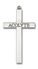 Acolyte Cross Pendant - Sterling Silver 2 5/8 x 1 3/8 5957SS Acolyte Cross Pendant - Sterling Silver 2 5/8 x 1 3/8 5957SS