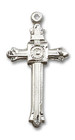Embellished Large Cross Pendant - Sterling Silver 1 1/8 x 1/2 6005SS Embellished Large Cross Pendant - Sterling Silver 1 1/8 x 1/2 6005SS