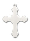 Large Cross Pendant - Sterling Silver 1 1/4 x 7/8 6037SS1 Large Cross Pendant - Sterling Silver 1 1/4 x 7/8 6037SS1
