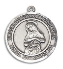 Virgen Divina Providencia Medal - Sterling Silver Round Pendant 2 Sizes Virgen Divina Providencia Medal - Sterling Silver Round Pendant 2 Sizes