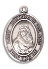 St Jadwiga of Poland Medal - Sterling Silver Oval Pendant 3 Sizes St Jadwiga of Poland Medal - Sterling Silver Oval Pendant 3 Sizes