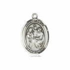 Holy Family Medal - Sterling Silver Oval Pendant 3 Sizes Holy Family Medal - Sterling Silver Oval Pendant 3 Sizes