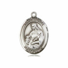 St Agnes Medal - Sterling Silver Oval Pendant 3 Sizes St Agnes Medal - Sterling Silver Oval Pendant 3 Sizes