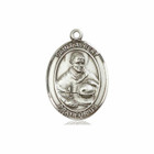 St Albert Medal - Sterling Silver Oval Pendant 3 Sizes St Albert Medal - Sterling Silver Oval Pendant 3 Sizes