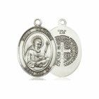 St Benedict Medal - Sterling Silver Oval Pendant 3 Sizes