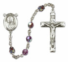St David of Wales Sterling Silver Rosary - 16 Color Options 8027/0644
