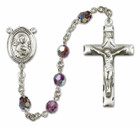 St John The Apostle Sterling Silver Rosary - 16 Color Options 8056/0644
