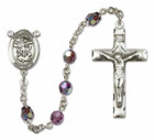 St Michael Sterling Silver Rosary - 16 Color Options 8076/0644
