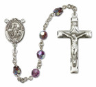 Lord Is My Shepherd Sterling Silver Rosary - 16 Color Options 8119/0644