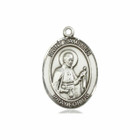 St Camillus Medal - Sterling Silver Oval Pendant 3 Sizes St Camillus Medal - Sterling Silver Oval Pendant 3 Sizes
