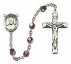 Blessed Miguel Pro Sterling Silver Rosary - 16 Color Options 8389/0644