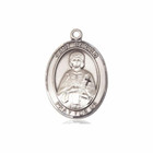 St Gerald Medal - Sterling Silver Oval Pendant 3 Sizes St Gerald Medal - Sterling Silver Oval Pendant 3 Sizes