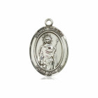 St Grace Medal - Sterling Silver Oval Pendant 3 Sizes St Grace Medal - Sterling Silver Oval Pendant 3 Sizes