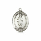 St Gregory Medal - Sterling Silver Oval Pendant 3 Sizes St Gregory Medal - Sterling Silver Oval Pendant 3 Sizes