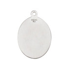 St John Licci Medal - Sterling Silver Oval Pendant 3 Sizes